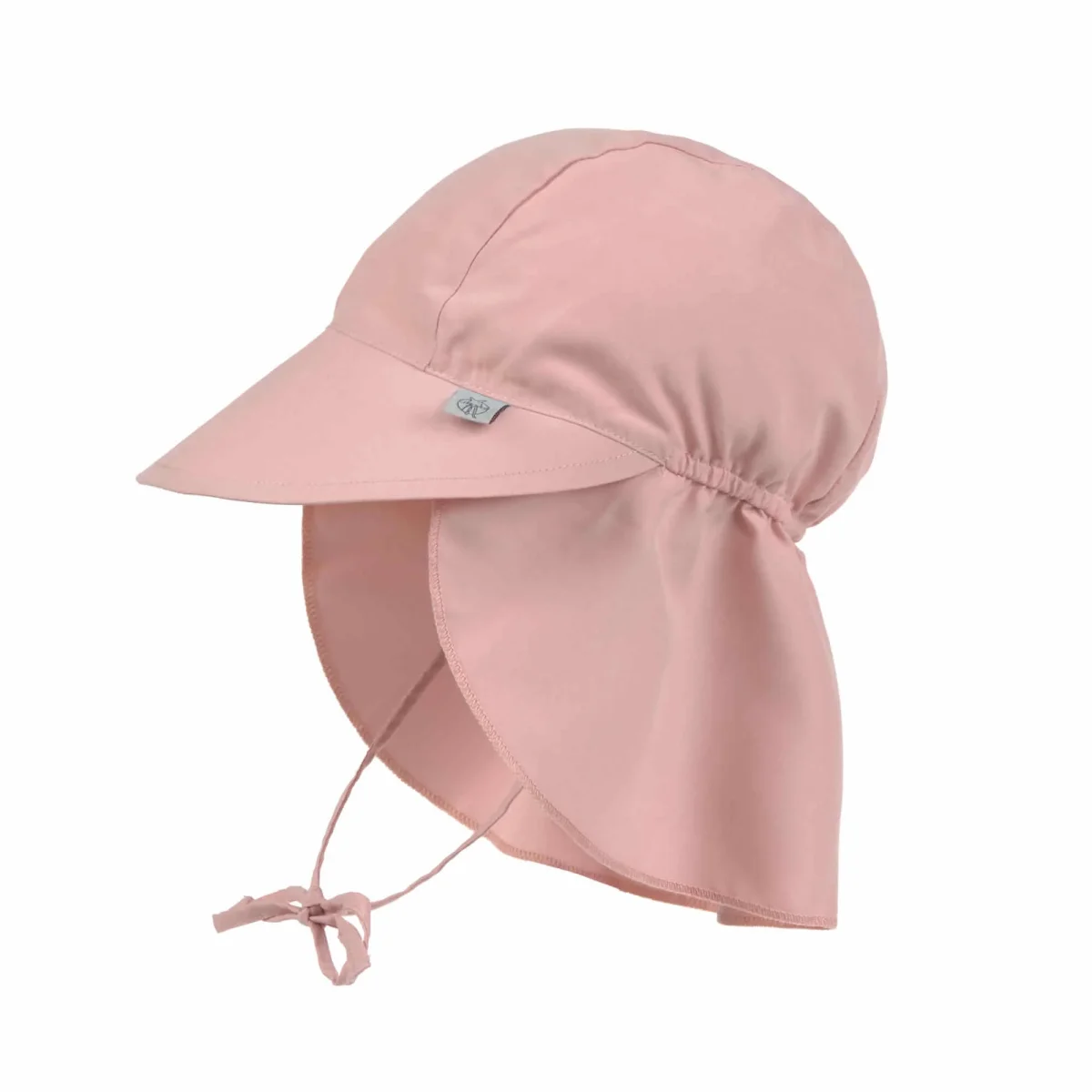 Casquette protège nuque enfants (anti-UV), rose pêche – Image 2