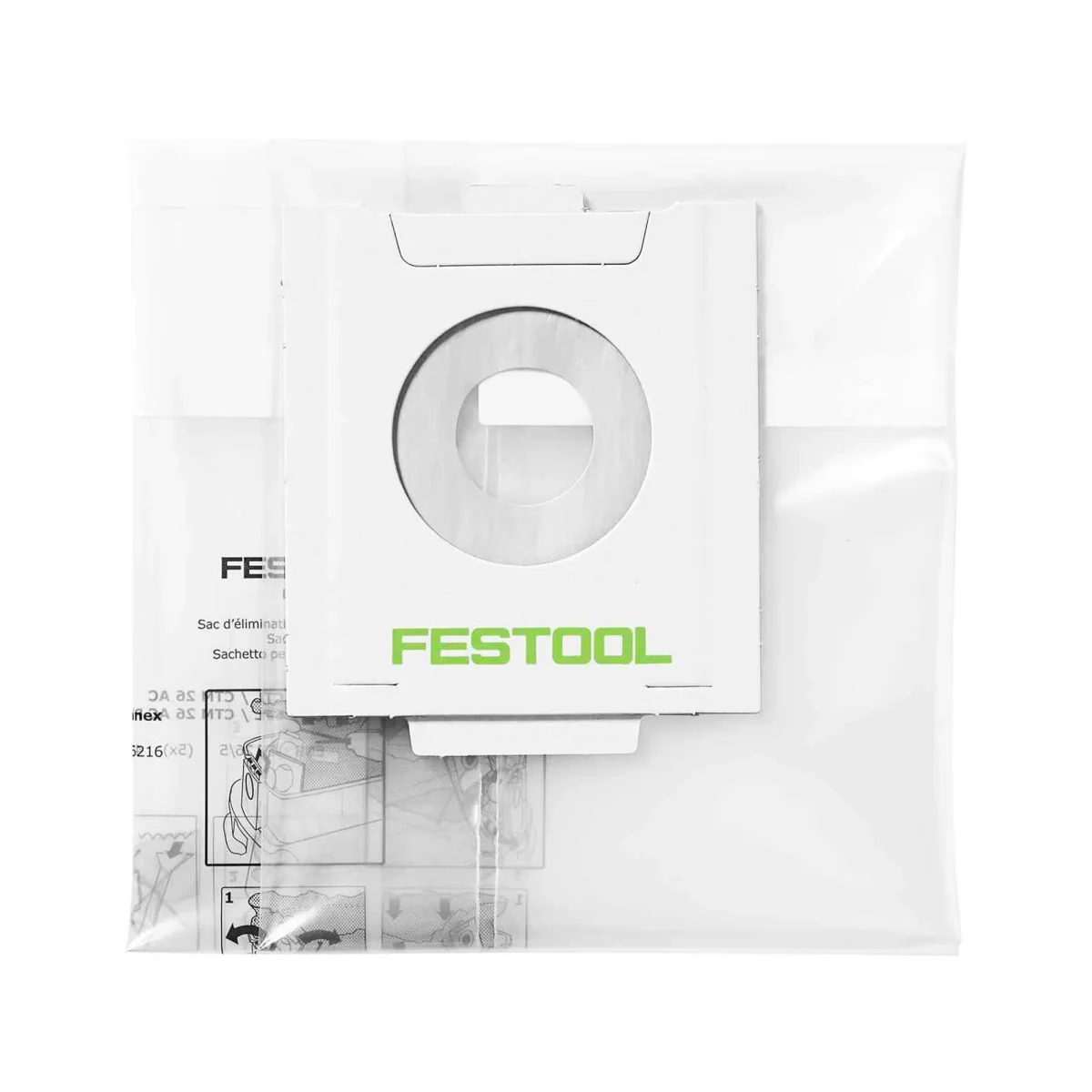 Sac à déchets Festool ENS-CT 26 AC/5 – Image 2