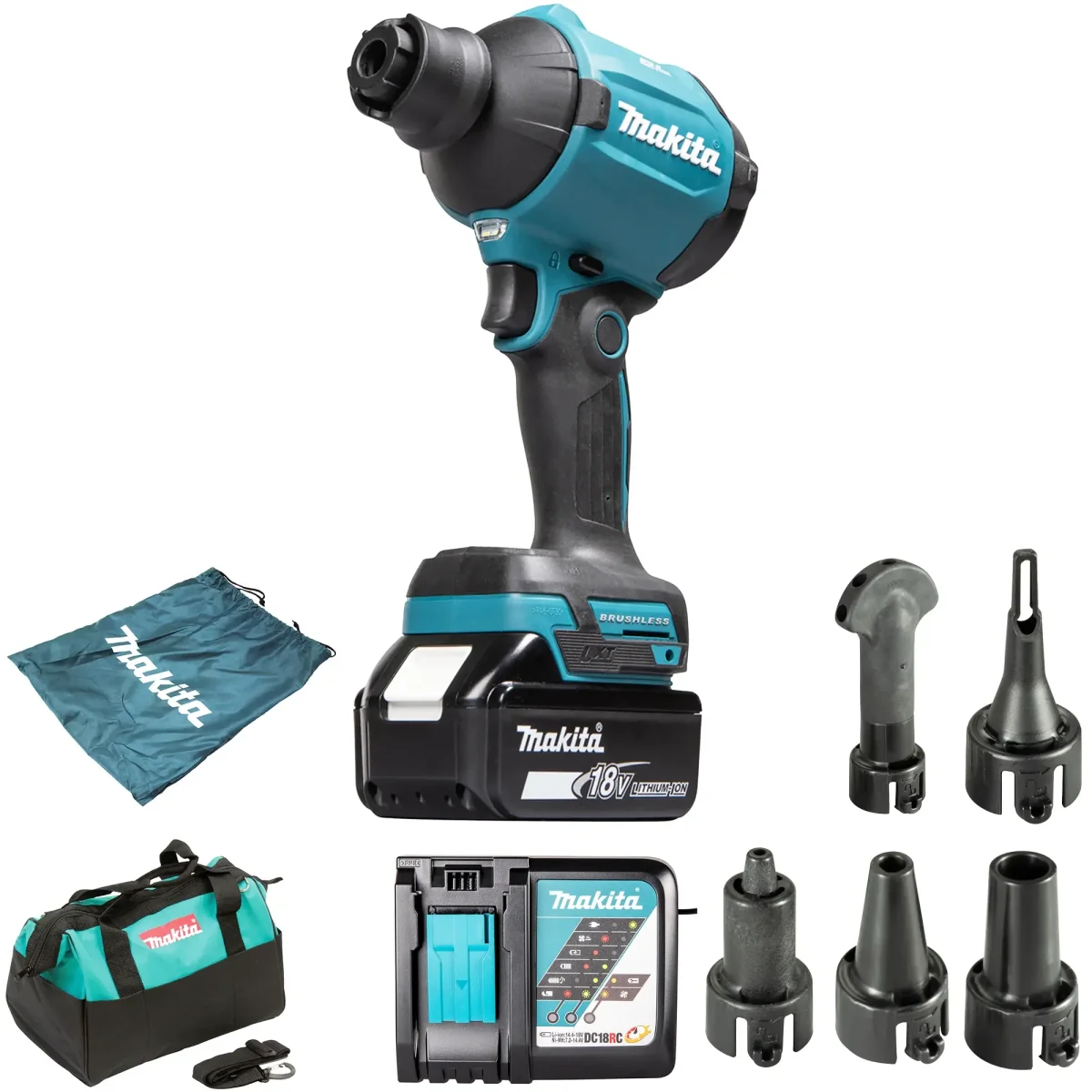 Souffleur à poignée pistolet Makita DAS180RT 18V 5Ah – Image 2