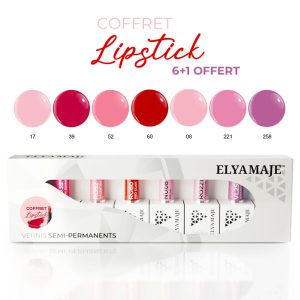 Coffret Lipstick- Vernis Semi Permanents – Édition limitée – Elyamaje