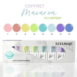 Coffret Macaron – Vernis Semi Permanents – Édition limitée – Elyamaje